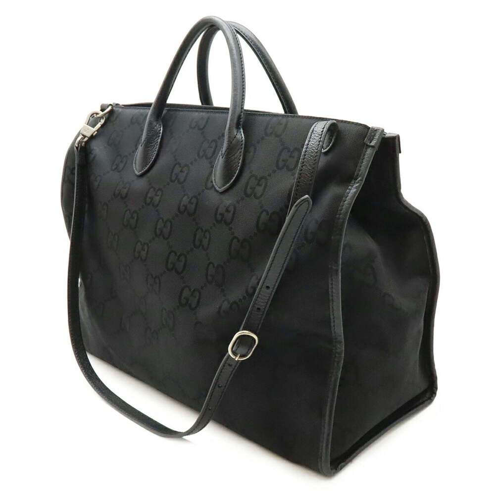 GUCCI Black Leather Shoulder Bag - Picture 3 of 10